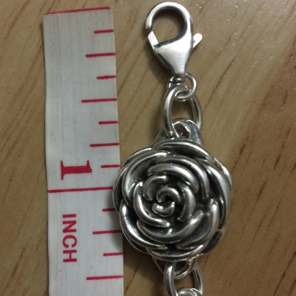 Beautiful 925  sterling silver bracelet - Picture 5 of 8